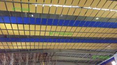 清遠學(xué)?；@球館吊頂空間吸聲體案例